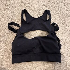 Nvgtn black sports bra
